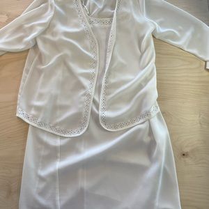 Montee Collection Sleeveless Dress with Coat size 16W (EP)